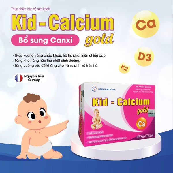 Kid-Calcium gold bổ sung canxi