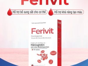 Ferivit là thực phẩm bổ sung sắt, hỗ trợ tạo máu sản xuất tại Đức