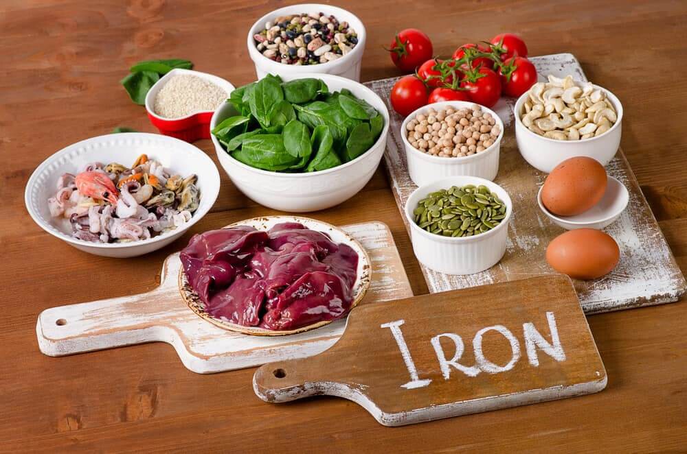 Sắt hữu cơ và sắt vô cơ có trong nhiều loại thực phẩm.