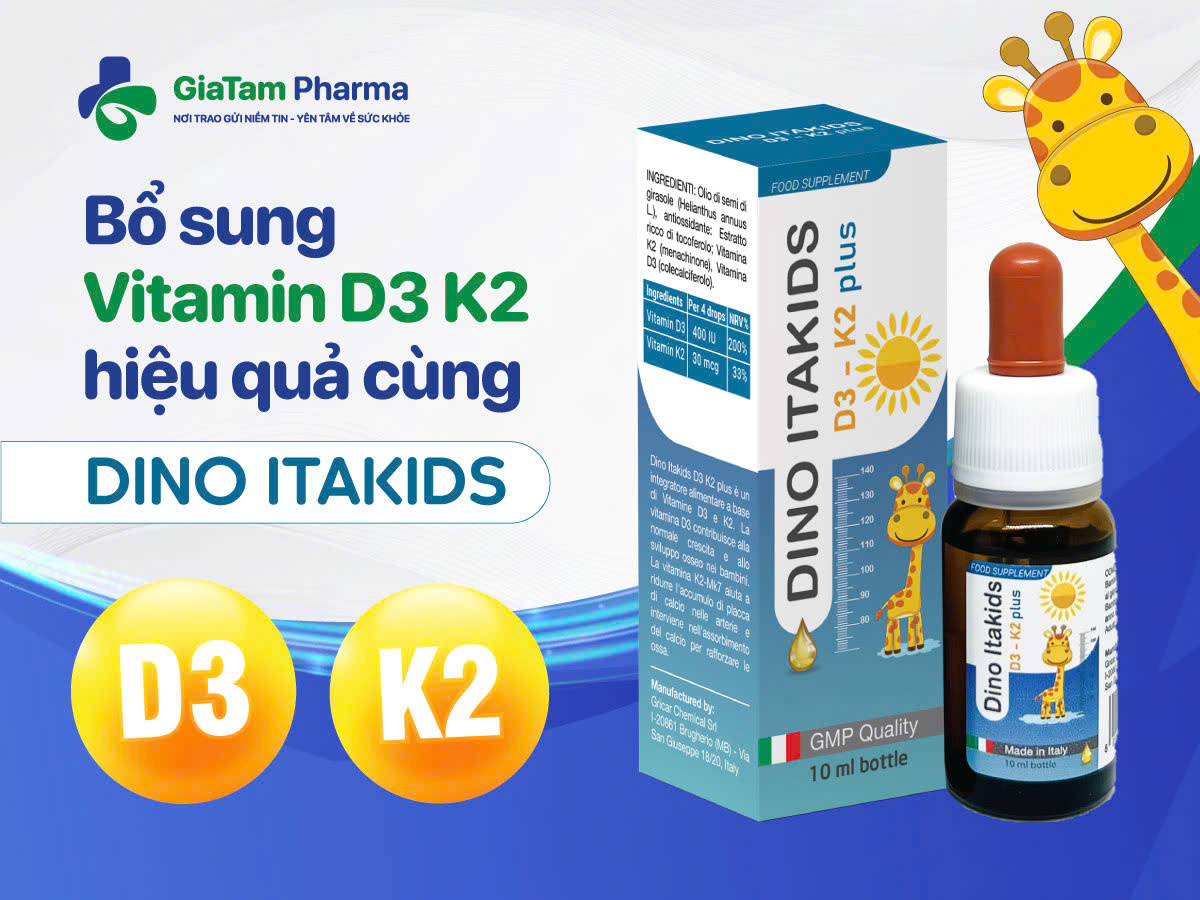 Bổ sung Vitamin D3 K2 AVT