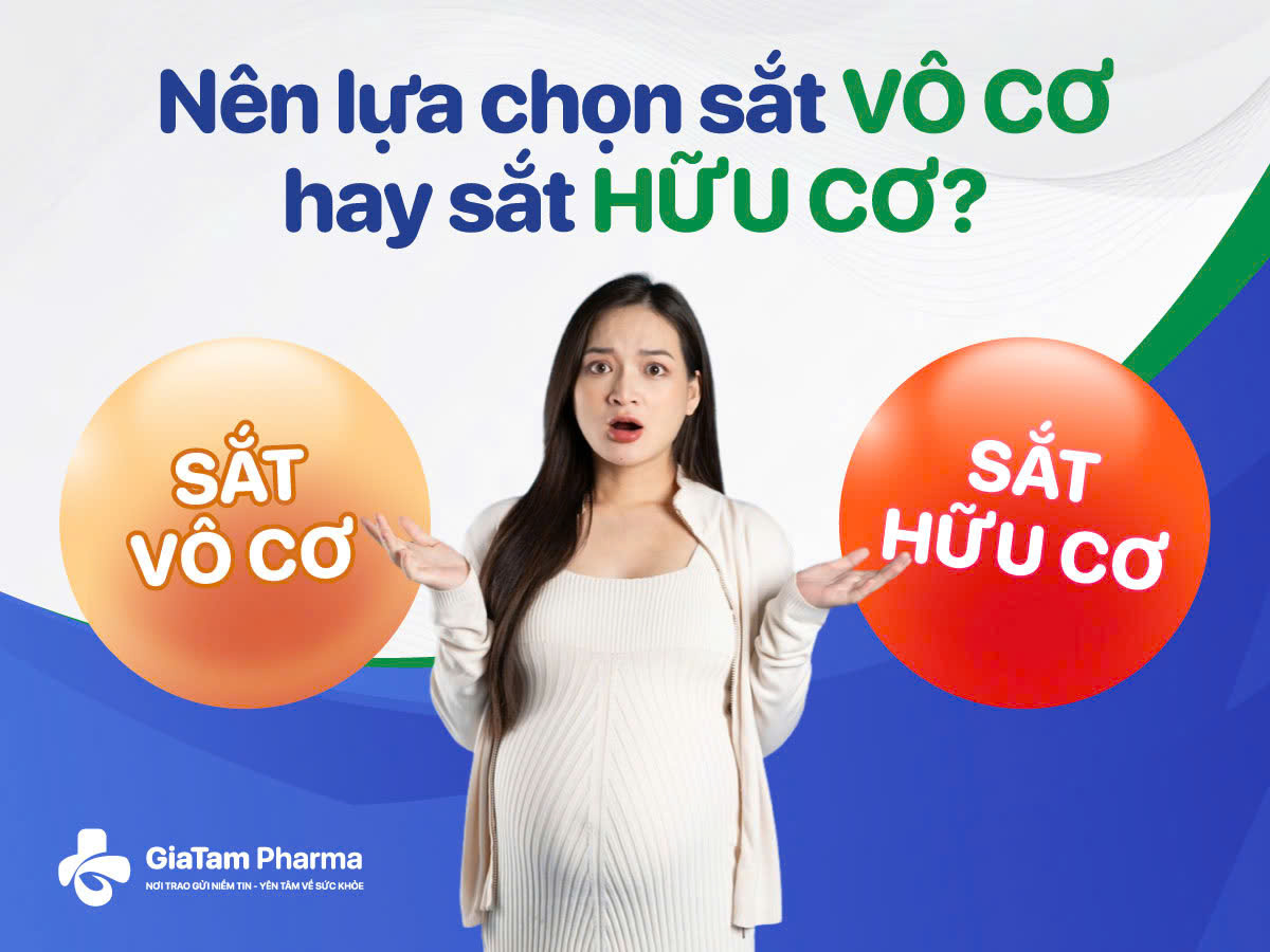 Sắt vô cơ hay sắt hữu cơ AVT