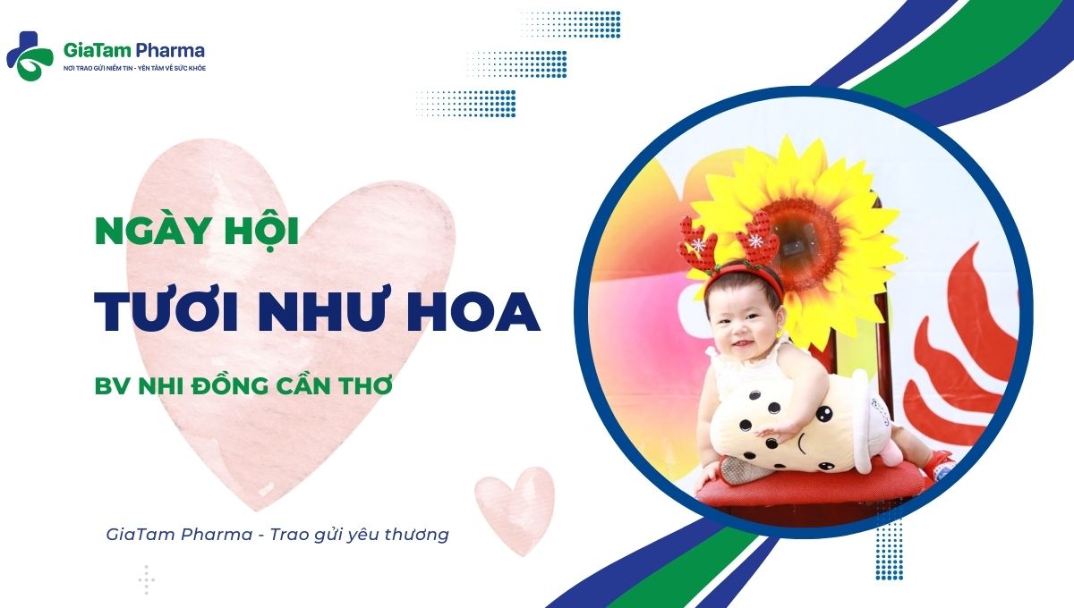 "Tươi như hoa" tại BV Nhi đồng Cần Thơ