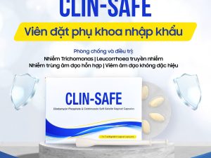 CLIN-SAFE - Viên đặt âm đạo