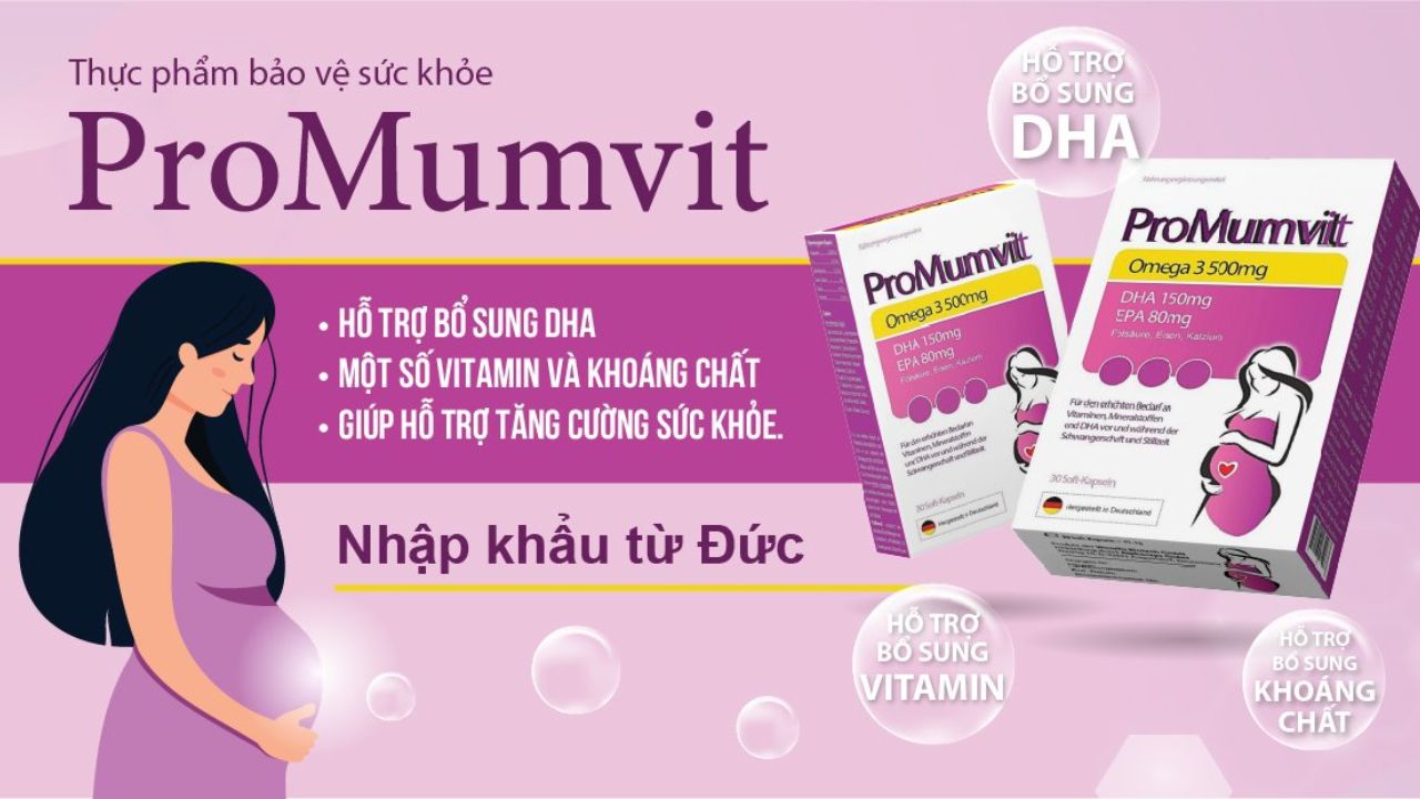 ProMumvit bổ sung DHA cho mẹ bầu