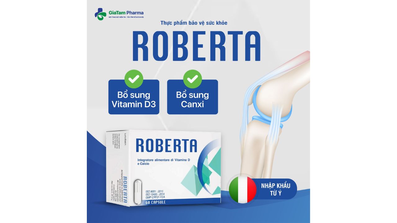 Roberta - Canxi cho bà bầu dạng viên​