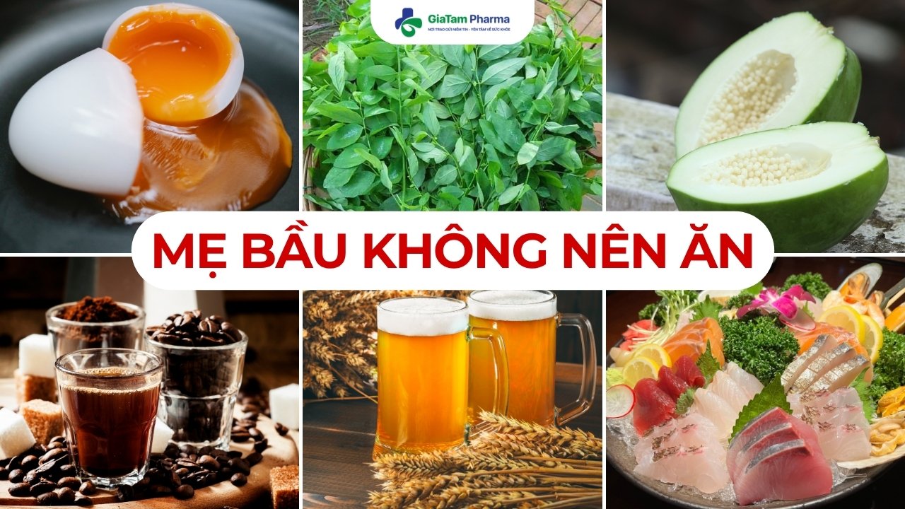 mẹ bầu không nên ăn gì trong 3 tháng đầu